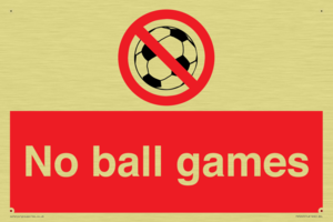 No Ball Games
